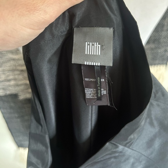 Lilith black short sleeve button down dress size 36/XS - Picture 11 of 13